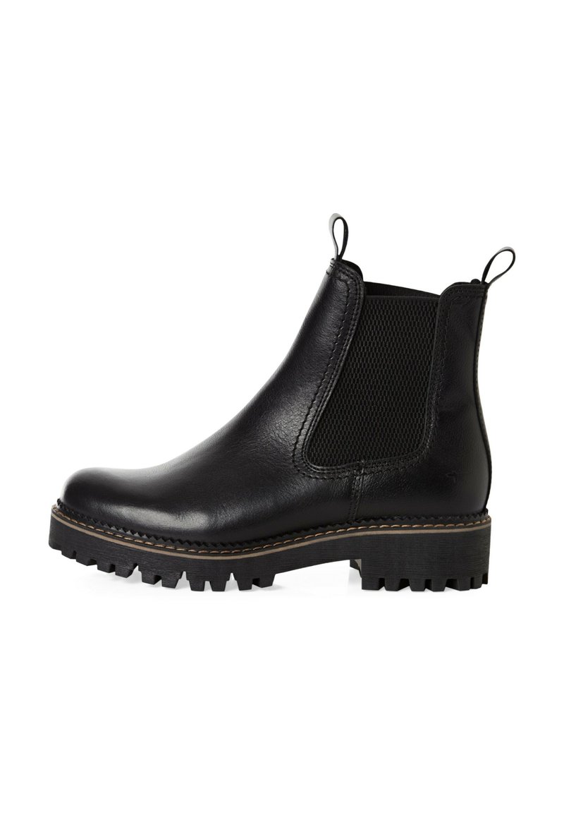 Tamaris ELEGANTE MIT REMOVABLE SOCK - Botines bajos - black leather