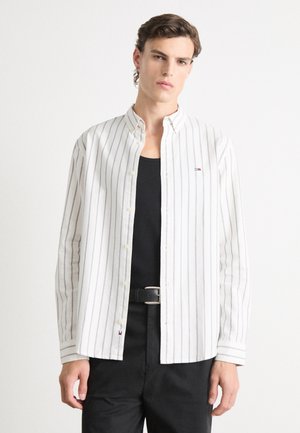 Tommy Jeans OXFORD STRIPE SHIRT - Shirt - dark night navy stripe