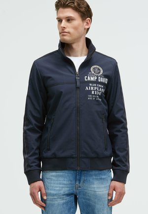 MIT TAPES UND ARTWORKS - Übergangsjacke - blue navy