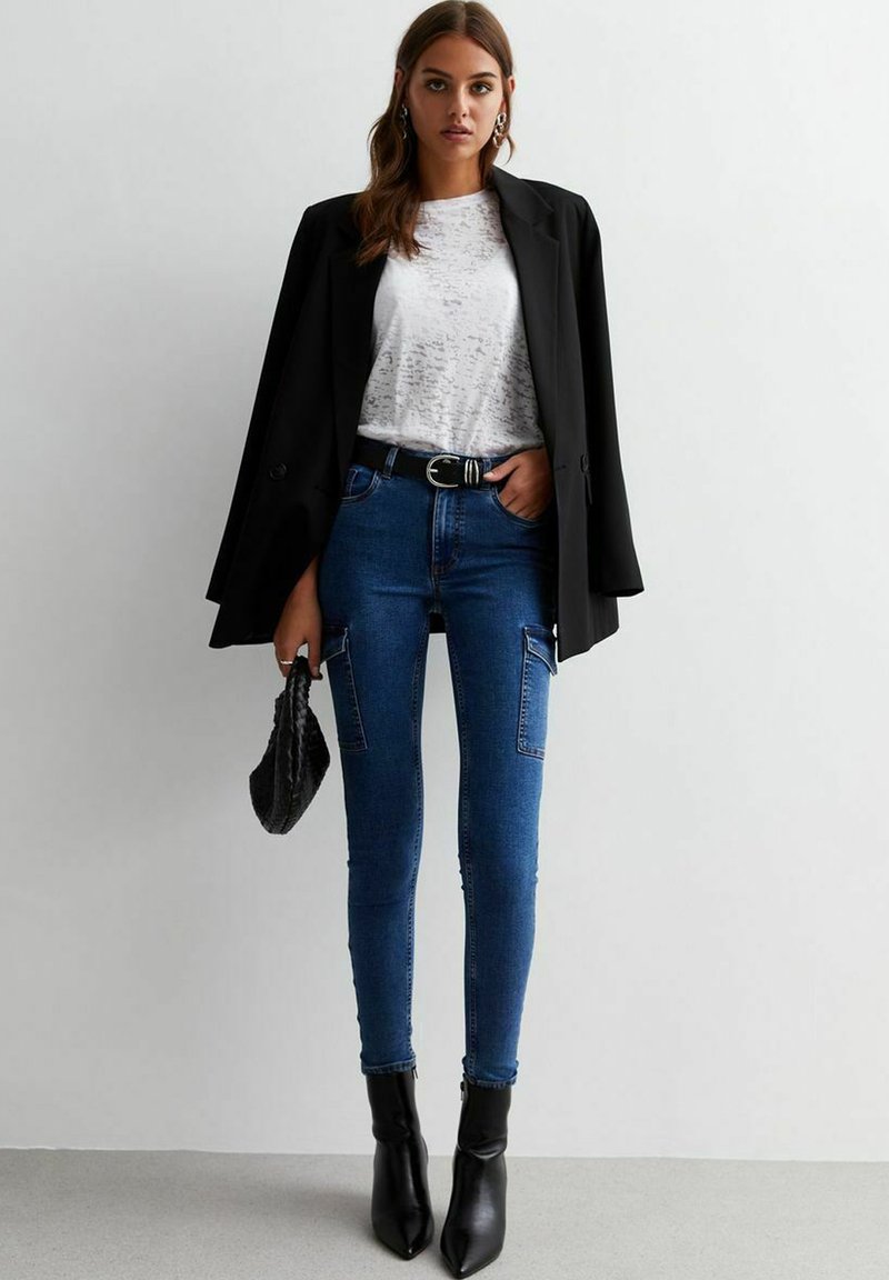 New Look Jeans Skinny Fit blauw