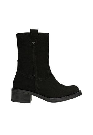 Platform ankle boots - czarny