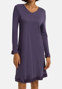 Hanro CLAIRE - Camicia da notte - blue stone