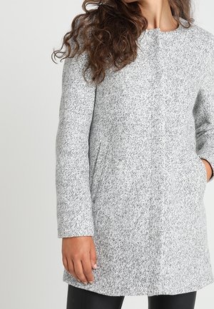 Pitkä takki - mottled light grey
