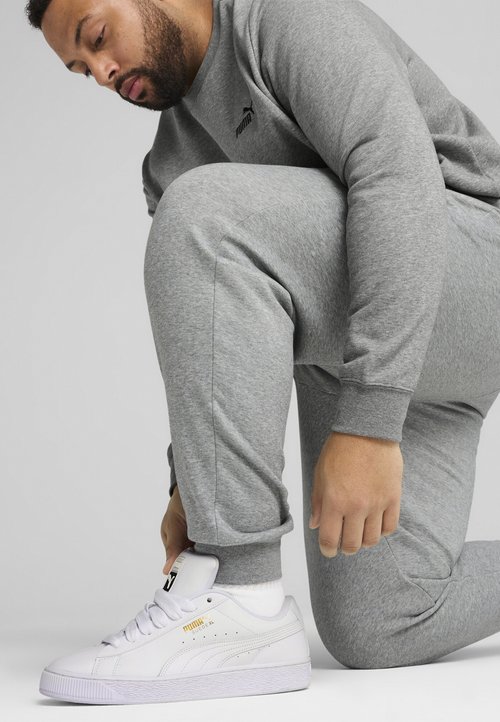 PUMA ESS NO. 1 LOGO - Tracksuit bottoms - medium gray heather — foto 3