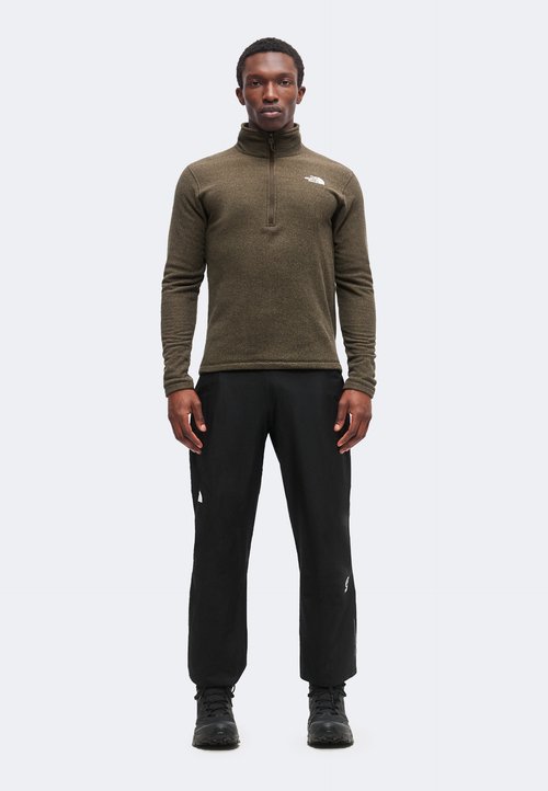 The North Face TEXTURED CAP ROCK 1/4 ZIP - Fleece jumper - dark chestnut heather — foto 2
