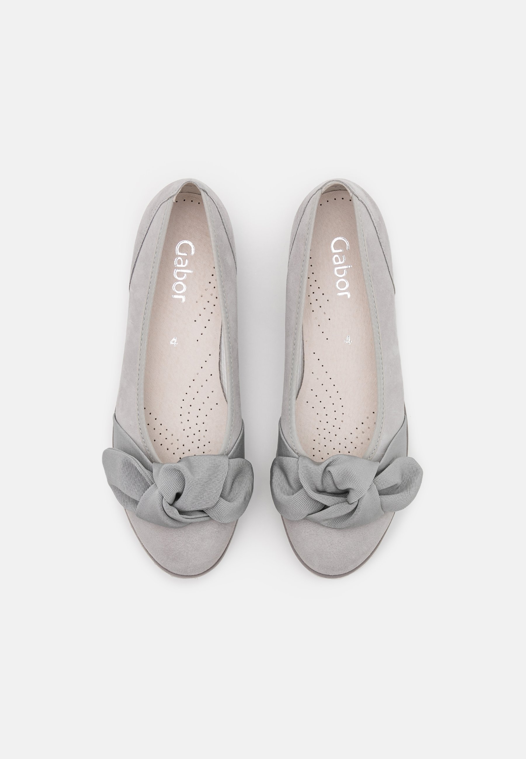 Gabor Ballerina's - light grey/lichtgrijs - Zalando.be