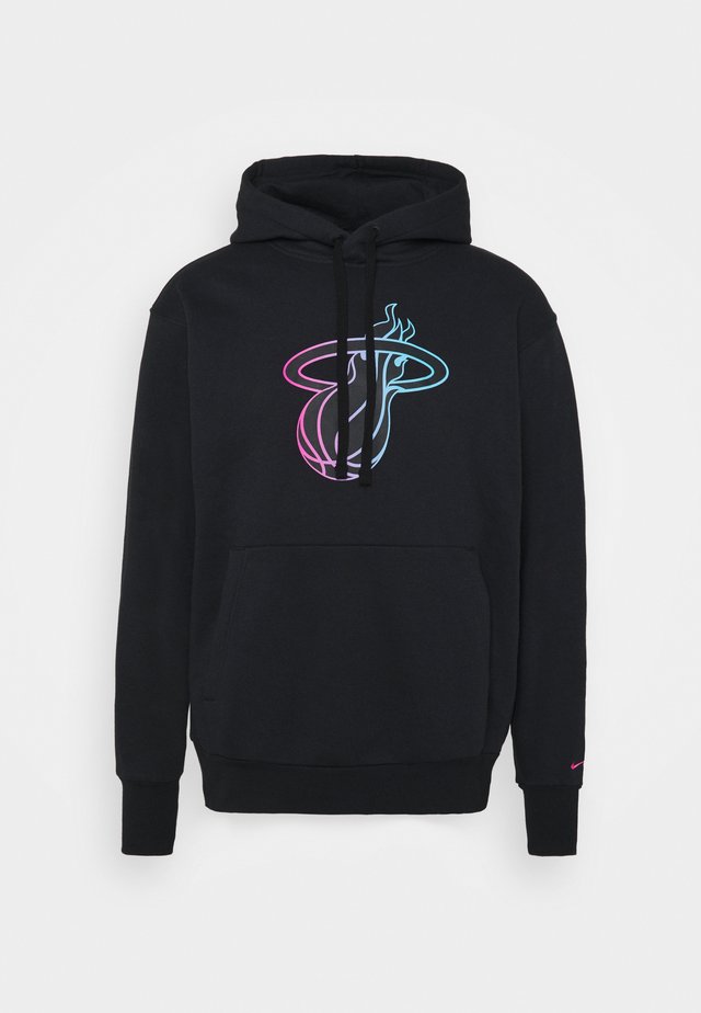 NBA MIAMI HEAT CITY EDITION ESSENTIAL HOODIE - Article de supporter - black