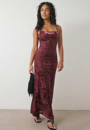 FLORAL - Maxikleid - plum