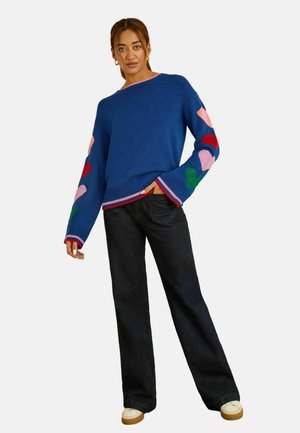REGULAR FIT  - Strickpullover - blue