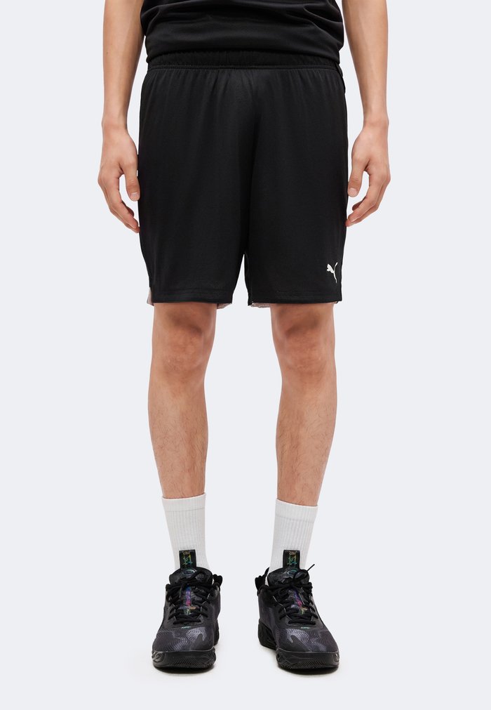 PUMA TEAMJAWS REVERSIBLE SHORTS - Sports shorts - black/white