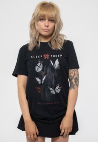 Paradiso Clothing SLEEP TOKEN BUTTERFLIES UNISEX - Print T-shirt - black
