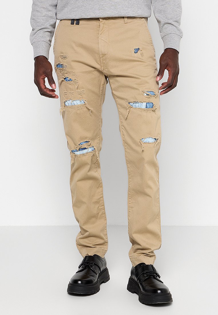 Replay Straight leg jeans zandkleur