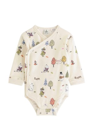 Lindex, LINDEX MOOMIN LONG-SLEEVED WRAP BODYSUIT LINDEX UNISEX - Body - white