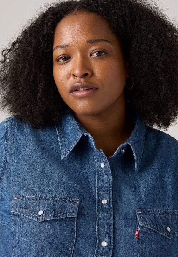 ICONIC WESTERN SHIRT (PLUS SIZE) - Button-down blouse - going steady4