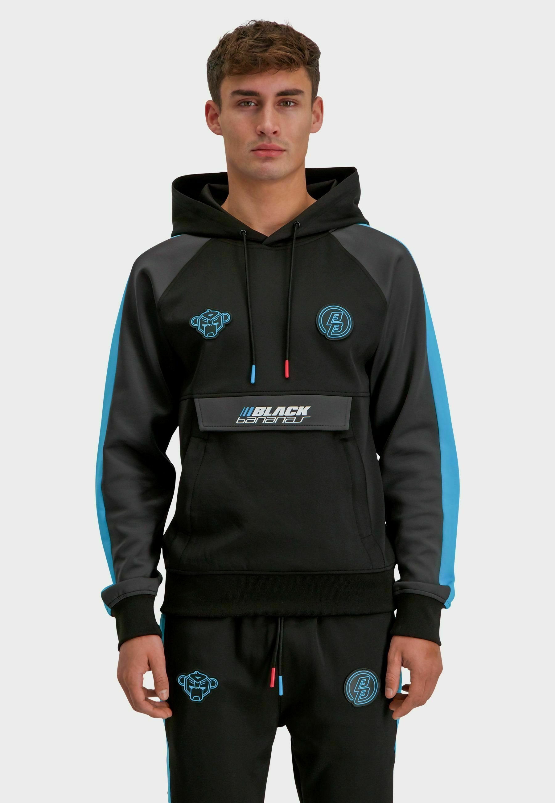 Black Bananas AUGMENTED - Hoodie - black/blue/zwart - Zalando.be
