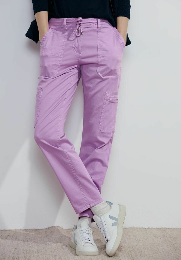 CASUAL FIT - Cargohose - lila