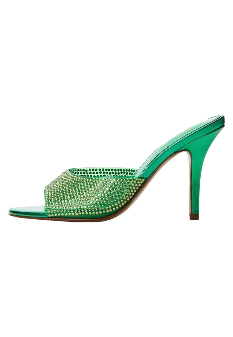 Mango OHIO Mules à talons verde/vert ZALANDO.FR