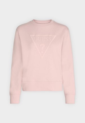 Guess, BASIC TRIANGLE - Sweatshirt - pink roses