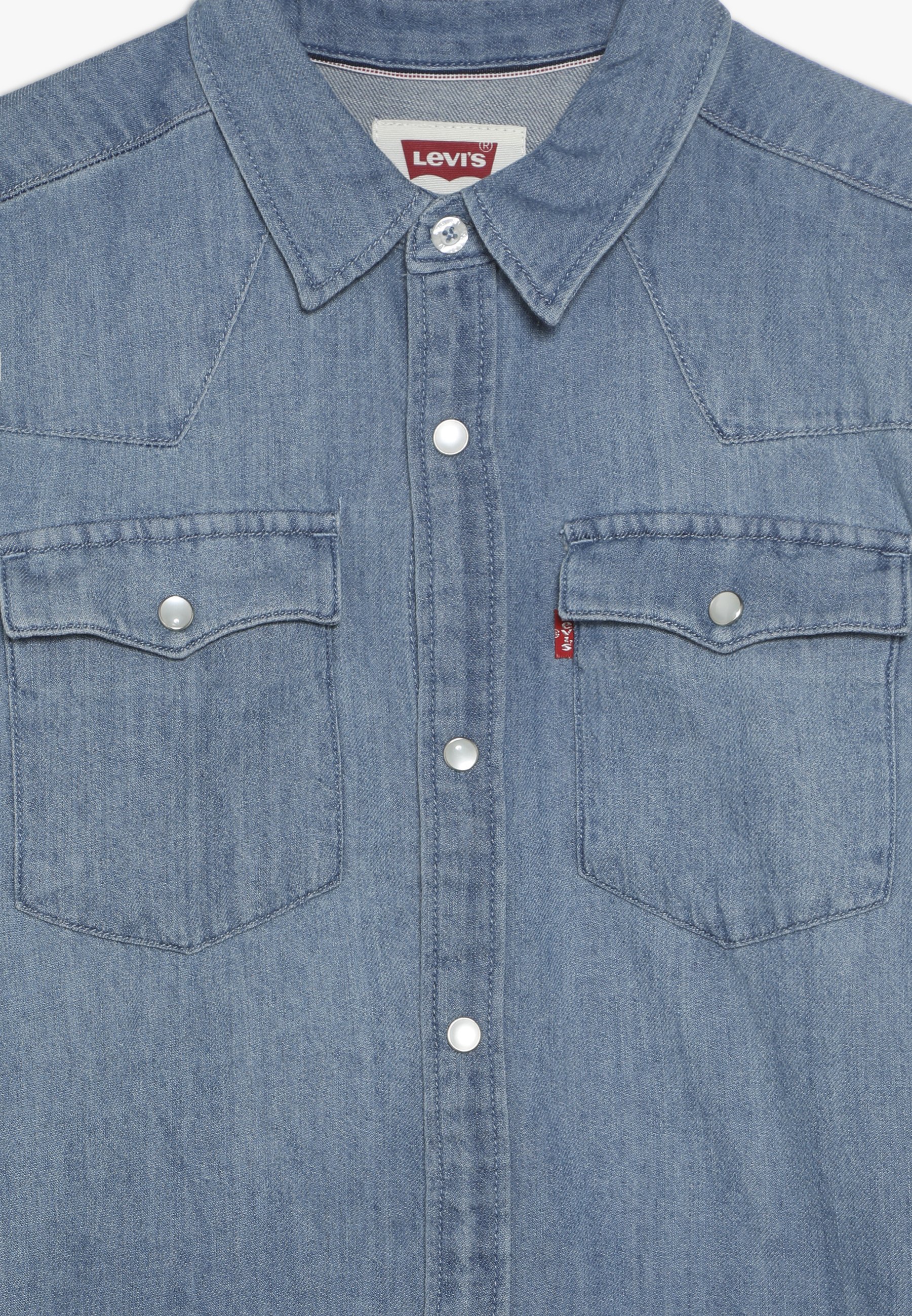 Levi's® BARSTOW WESTERN Skjorte light blue denim Levi's® BUTTON UP Skjorte dress blues Zalando.no