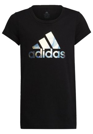 adidas Performance DANCE METALLIC PRINT - T-shirt con stampa - black