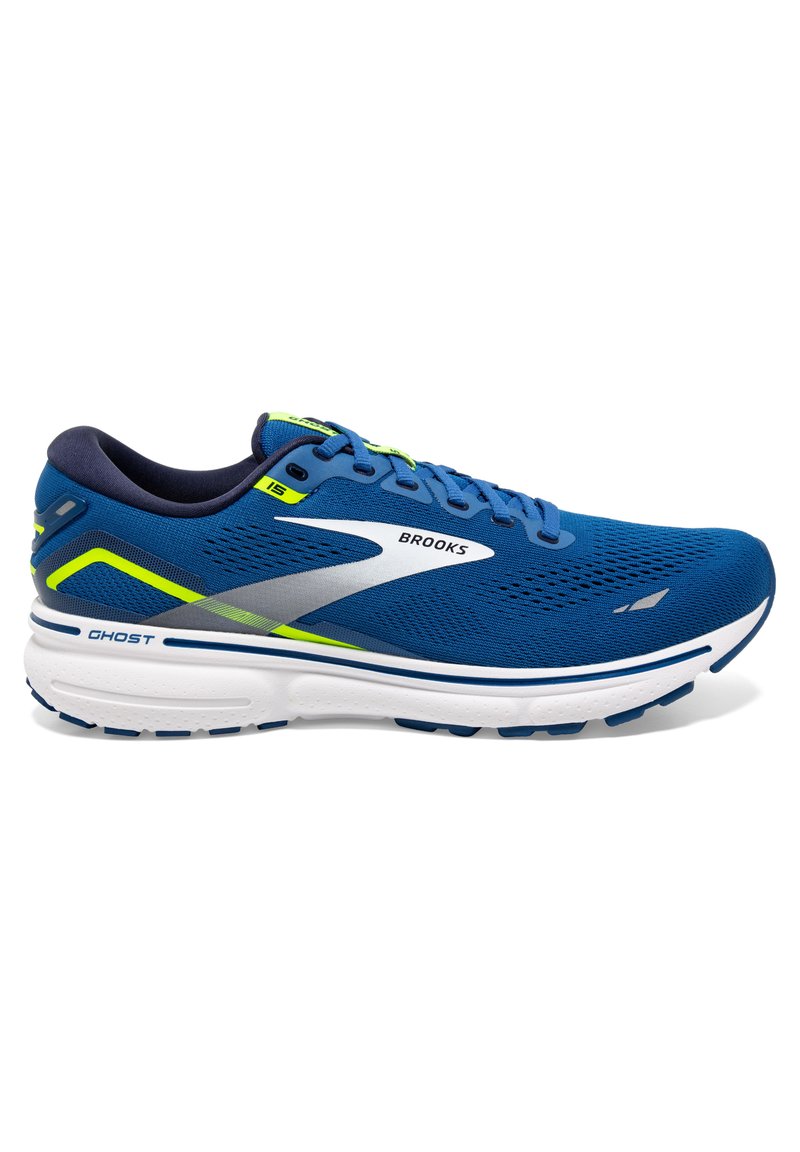 Brooks GHOST 15 Laufschuh Neutral blue nightlife /white/blau
