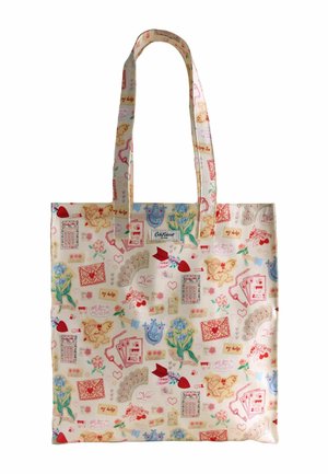 Cath Kidston LARGE BOOK  - Geantă de pânză - cream valentines print