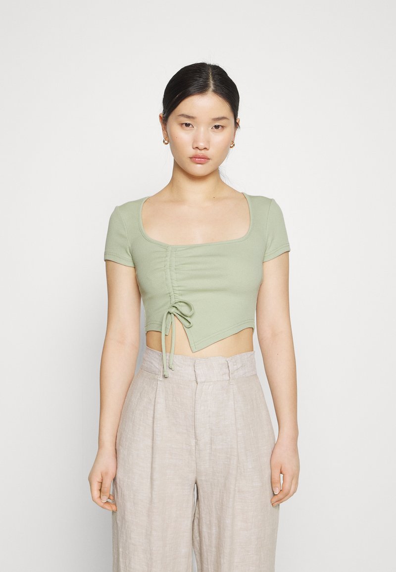 Even&Odd Petite TShirt print green/grün Zalando.de