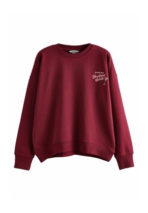 Collegepaita - burgundy red berry