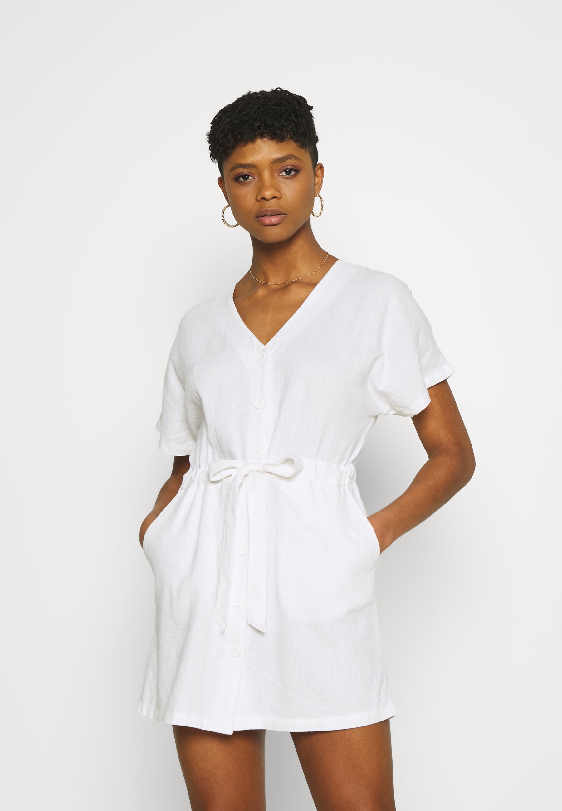 blouse mini dress