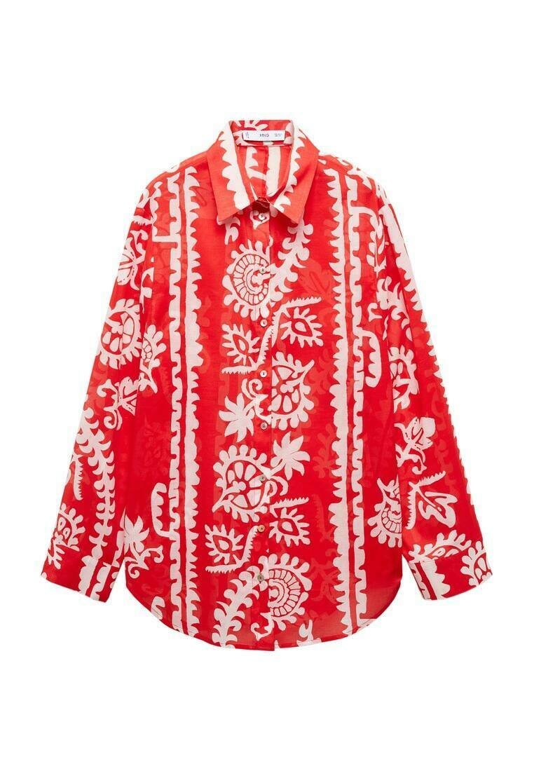 Mango Overhemdblouse rood