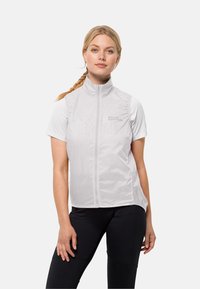Jack Wolfskin - MOROBBIA WIND W  - Waistcoat - white cloud Thumbnail Image 1