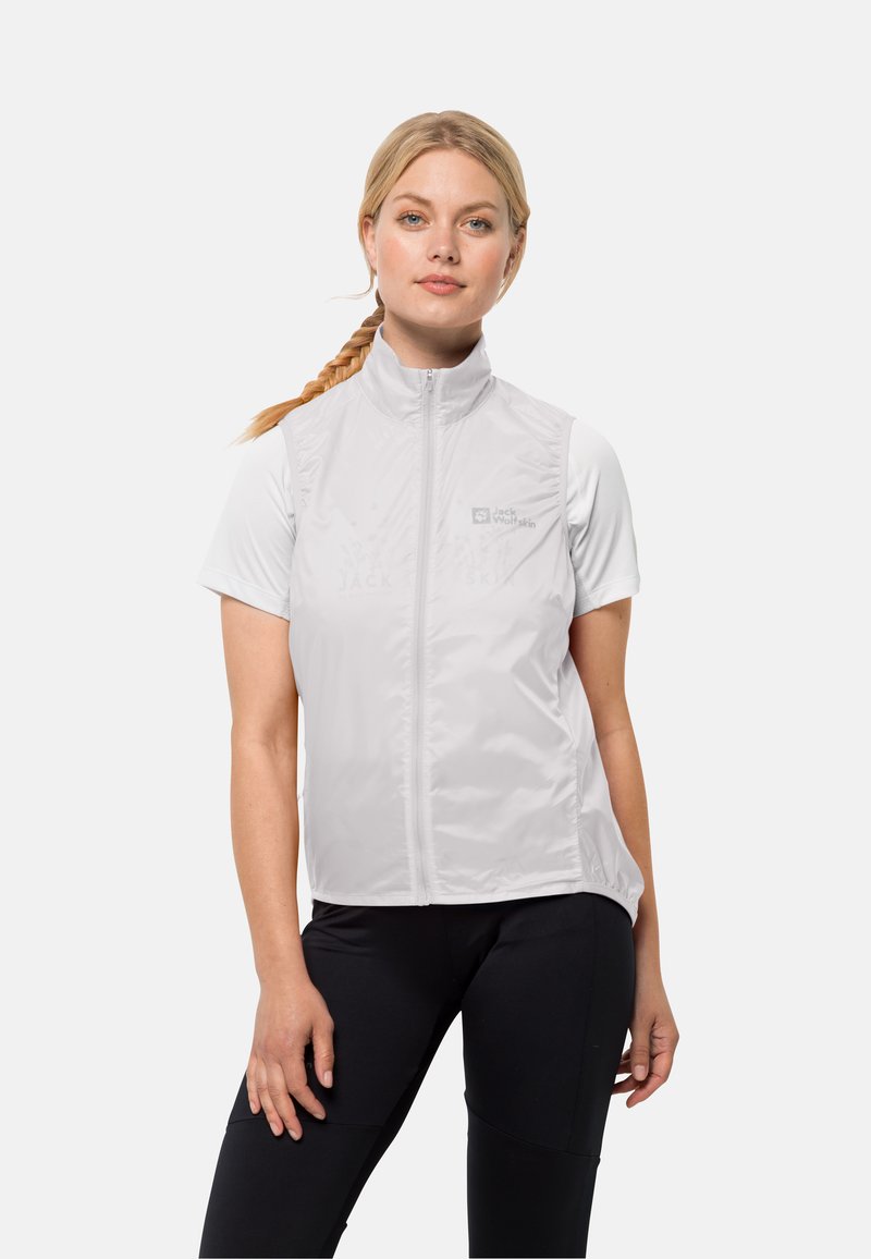 Jack Wolfskin - MOROBBIA WIND W  - Waistcoat - white cloud, Enlarge
