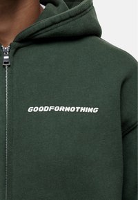 Good For Nothing Felpa con zip - green