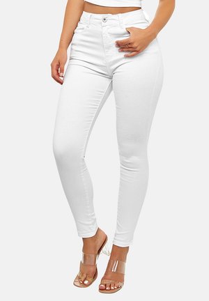 HIGHWAIST - Jeans Skinny - weiß