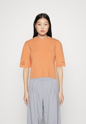 Object REYNARD - Basic T-shirt - peach cobbler