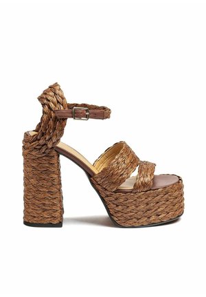 MAXI - Sandali con tacco - marrone