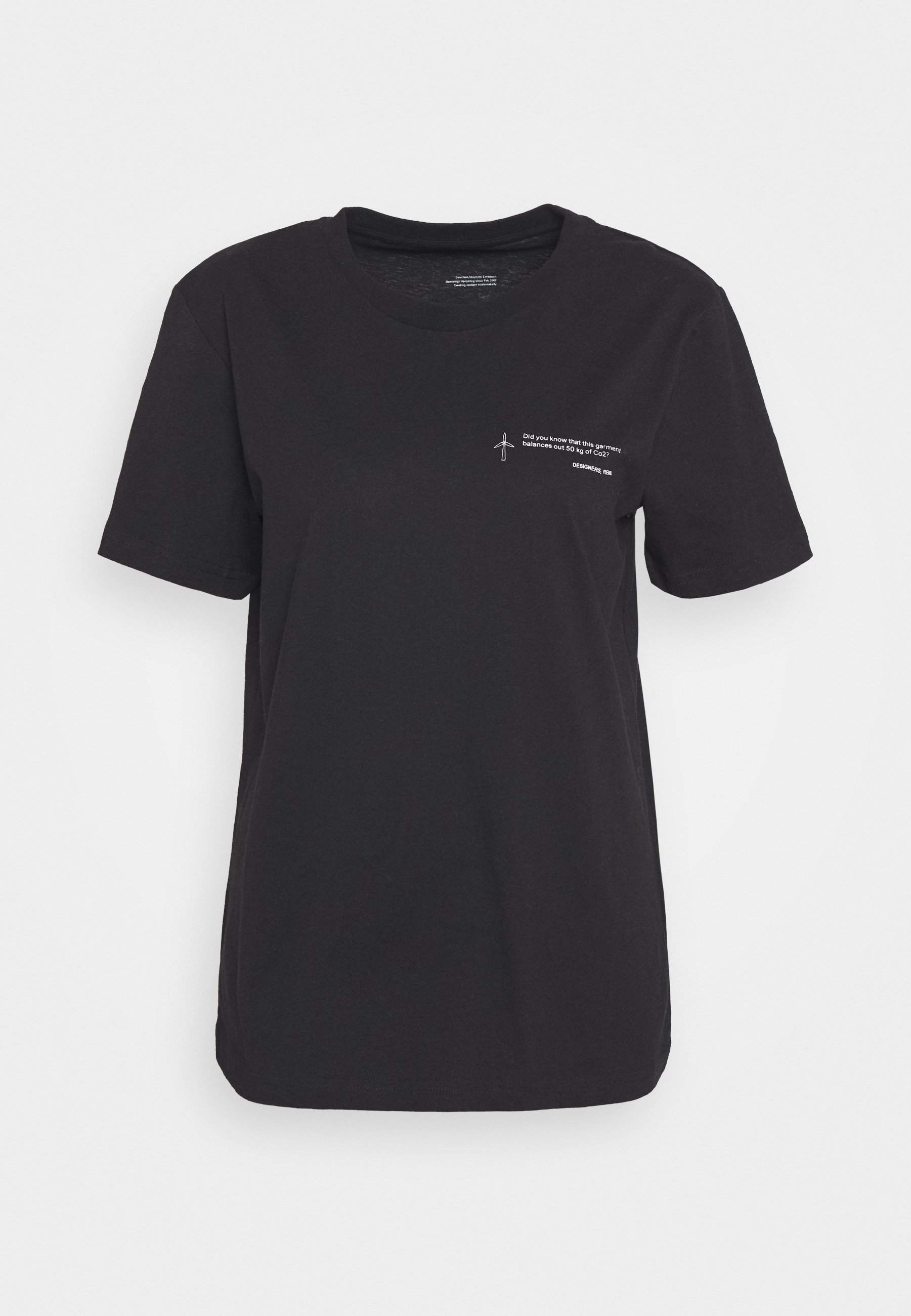 DESIGNERS REMIX STANLEY TEE T shirts med print black Stanley Print Tee White T Skjorte | Designers Remix | T