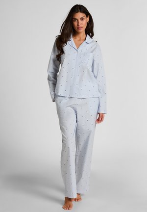 STRIPE HEARTS - Pyjamabroek - cornflower blue