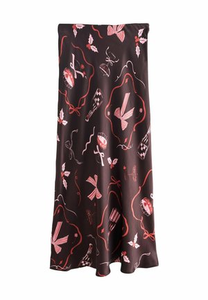 PRINT MIDI - A-Linien-Rock - festive christmas printed