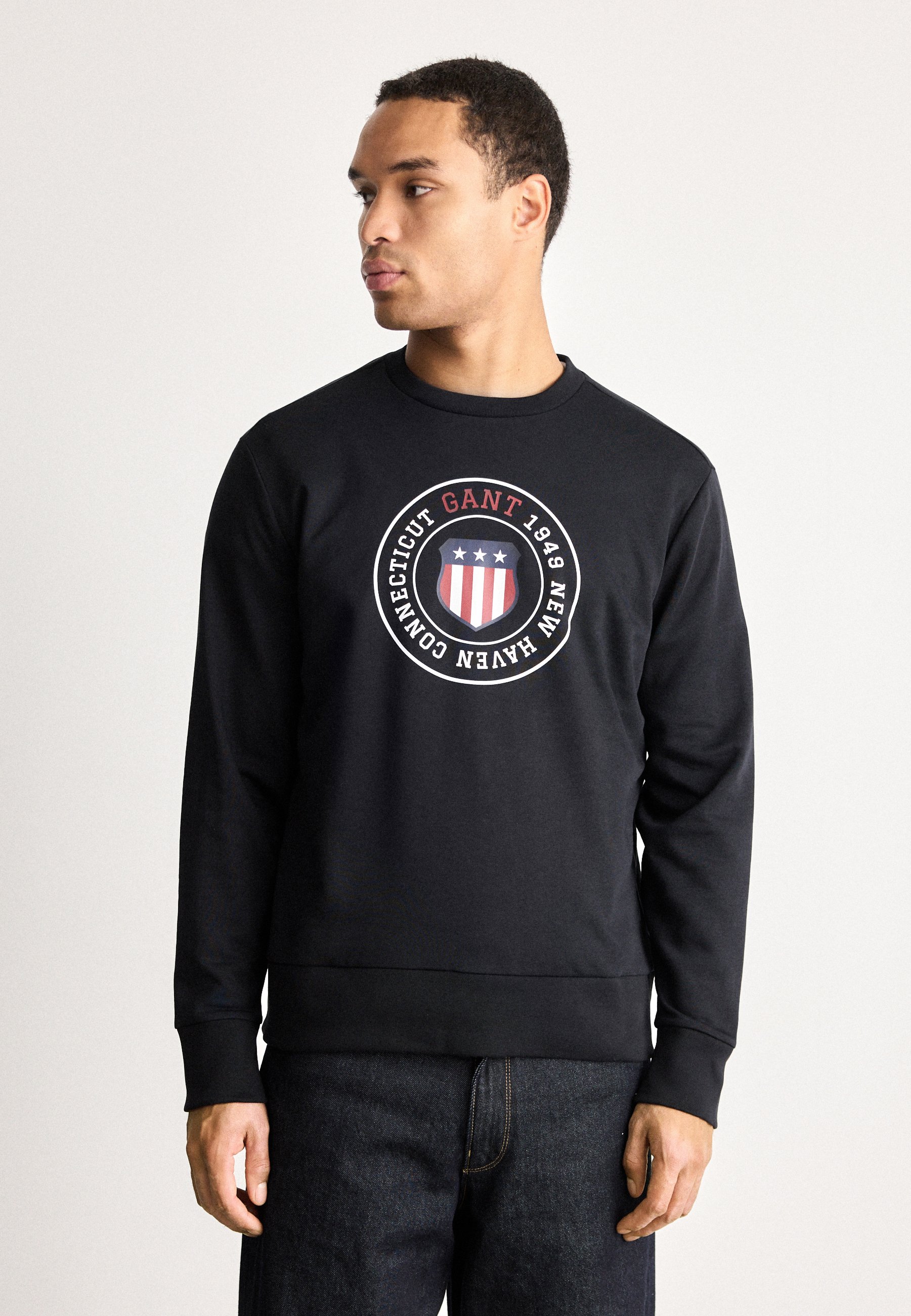GANT Sudadera con Cuello en C para Hombre, Fuente de Huevo., 3XL