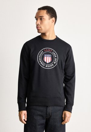 GRAPHIC C NECK - Φούτερ - black