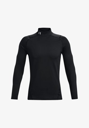 UA CG ARMOUR FITTED MOCK COLD GEAR - Long sleeved top - schwarz