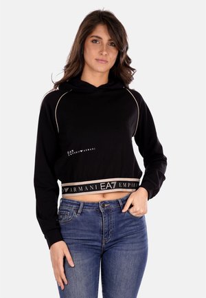 EA7 Emporio Armani Felpa con cappuccio - nero