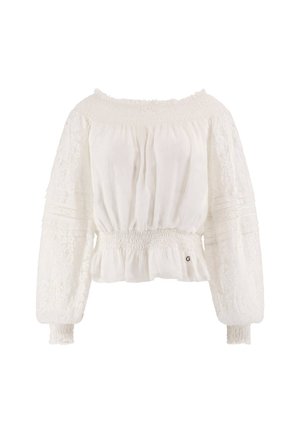 Guess OFF SHOULDER - Blusa - weiß