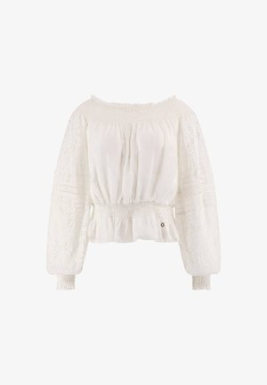 Guess OFF SHOULDER - Blusa - weiß
