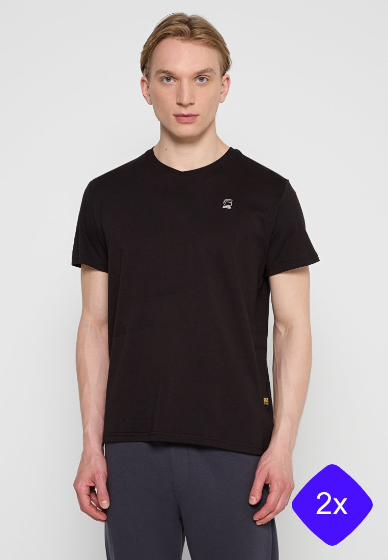 G-Star T-shirt basic zwart G-Star T-shirt basic zwart