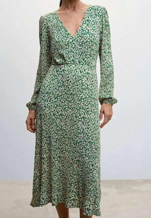 Mango Robe de jour - green