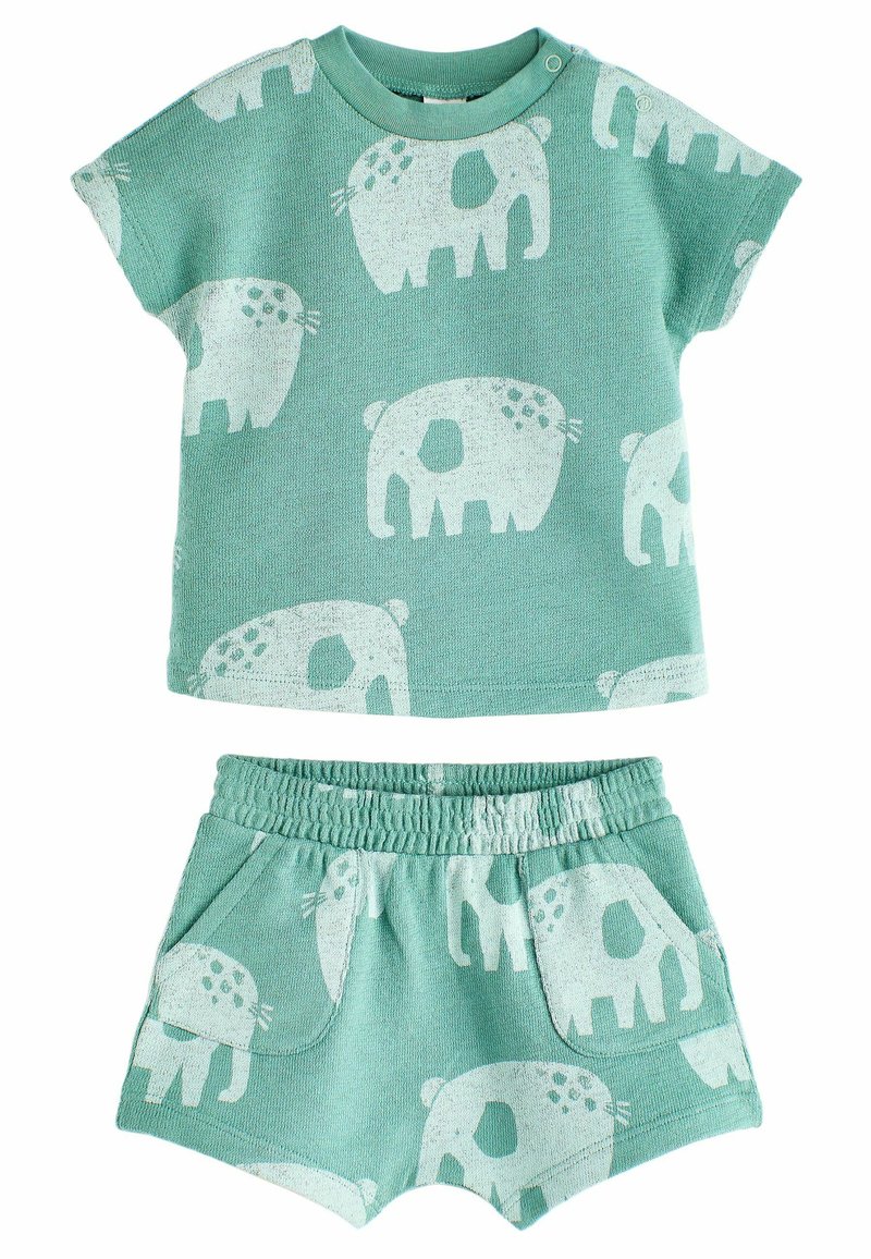 Next - 2 PIECE SET-REGULAR FIT - Chemise - teal blue elephant, Agrandir