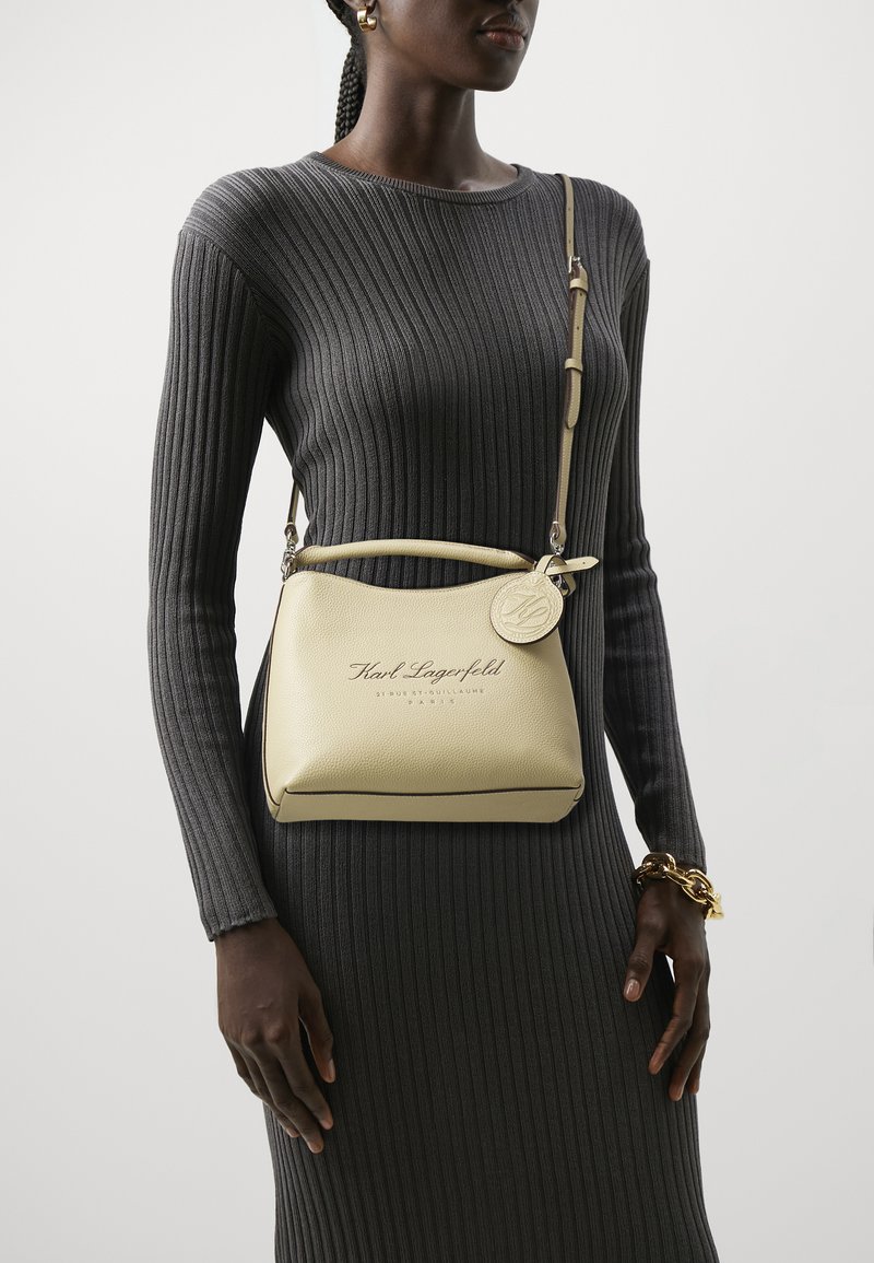 KARL LAGERFELD HOTEL BAG - Rankinė - sand