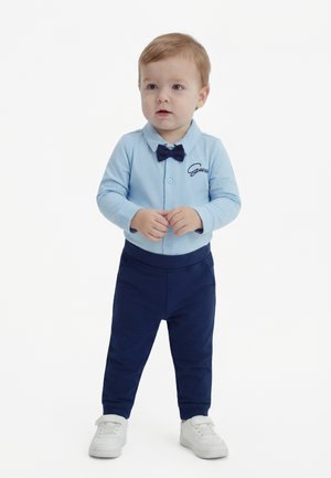 Guess BABY PANTS CEREMONY SET - Vapaa-ajan kauluspaita - arctic sky